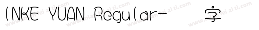 INKE YUAN Regular字体转换